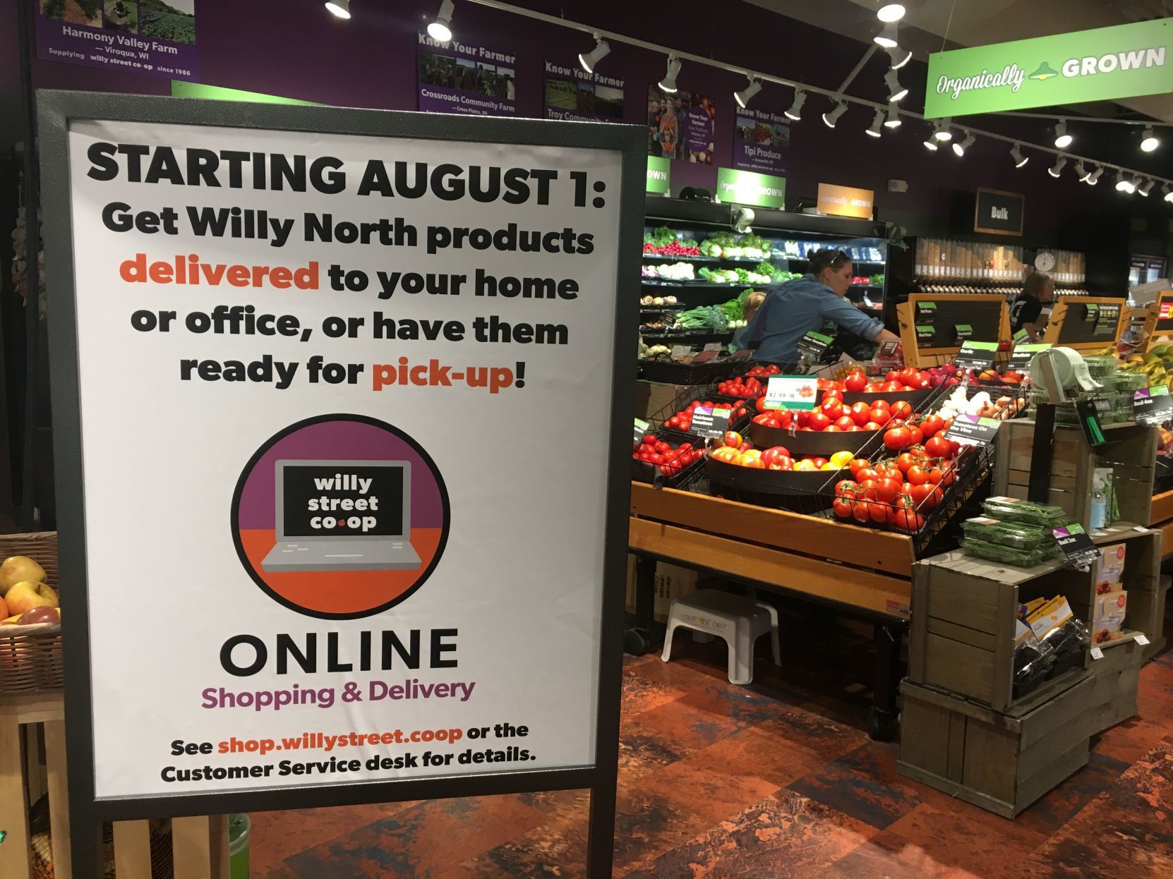 Willy Street Co-op delivery